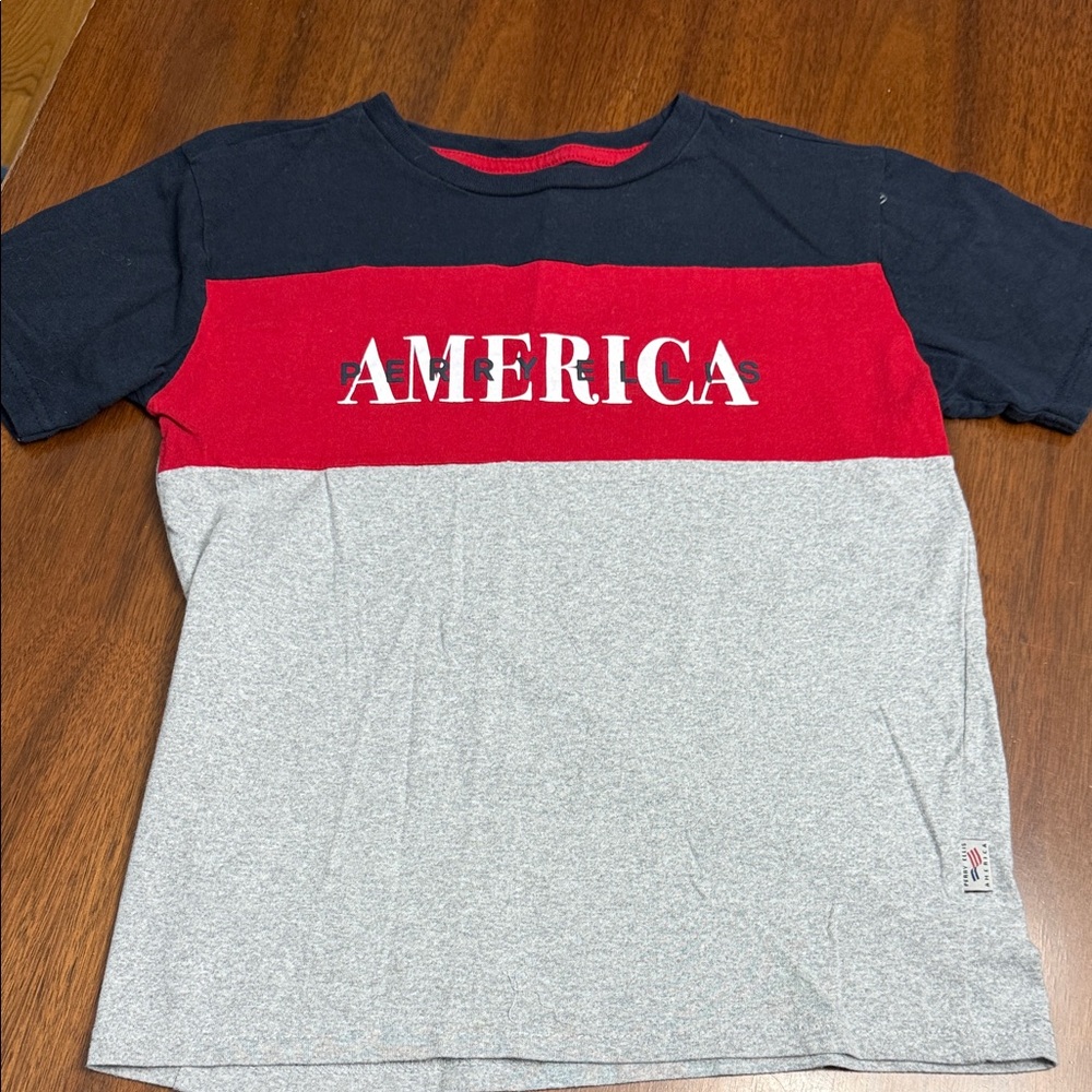 Perry Ellis patriotic youth T-Shirt -America